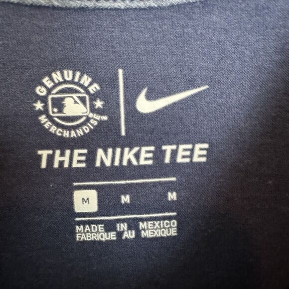 Washington‎ Nationals Shirt Men’s M Blue Nike MLB Authentic 3/4 Sleeve Baseball - Picture 3 of 8